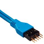 CORSAIR Premium Sleeved I/O Cable Extension Kit_ Blue (CC-8900247)