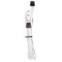 CORSAIR Premium Individually Sleeved PSU Cable Starter Kit_ Type 4 (Generation 4)_ WHITE (CP-8920217)