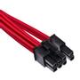 CORSAIR Premium Individually Sleeved PSU Cable Starter Kit_ Type 4 (Generation 4)_ RED (CP-8920216)