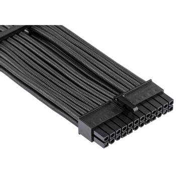 CORSAIR Premium Individually Sleeved PSU Cable Pro Kit_ Type 4 (Generation 4)_ BLACK (CP-8920222)
