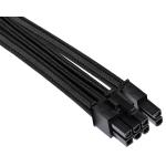 CORSAIR Premium Individually Sleeved PCIe cable_ Type 4 (Generation 4)_ BLACK (CP-8920243)
