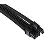 CORSAIR Premium Individually Sleeved Split PCIe cable (2 connectors)_ Type 4 (Generation 4)_ BLACK (CP-8920250)