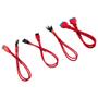 CORSAIR Premium Sleeved I/O Cable Extension Kit_ Red