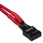 CORSAIR Premium Sleeved I/O Cable Extension Kit_ Red (CC-8900246)