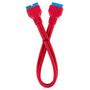 CORSAIR Premium Sleeved I/O Cable Extension Kit_ Red (CC-8900246)
