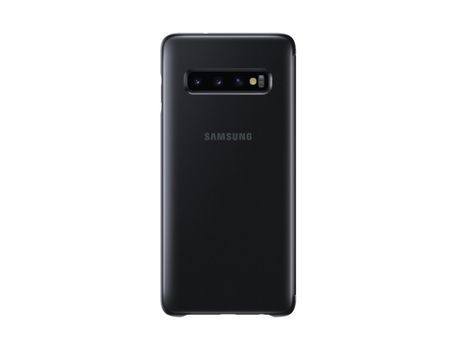 SAMSUNG Clear View Cover Samsung Galaxy S10 - Black (EF-ZG973CBEGWW)