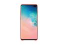 SAMSUNG Silikoncover Berry Pink, till Galaxy S10+ (EF-PG975THEGWW)