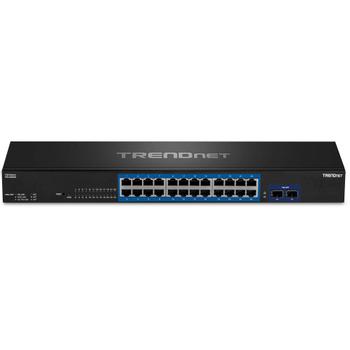 TRENDNET 24-Port Gigabit Switch with 2 (TEG-30262)