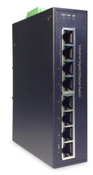 DIGITUS Industrial Gigabit Ethernet Switch 8-port DIN rail extended temp. range IN (DN-651108)
