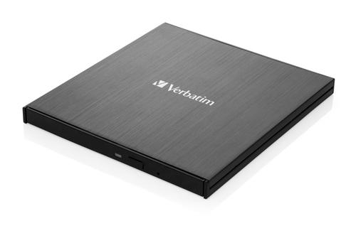 VERBATIM External Ultra HD 4K Slimline Blu-ray Writer USB 3.1, USB-C (43888)