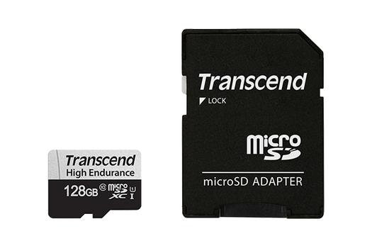 TRANSCEND Microsd Card Sdxc 350V 128Gb (TS128GUSD350V)