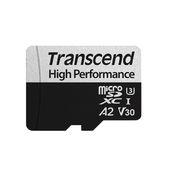 TRANSCEND High Performance 330S - Flash memory card - 64 GB - A2 / Video Class V30 / UHS-I U3 - microSDXC UHS-I