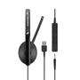 SENNHEISER EPOS | SENNHEISER SC 135 Wired USB-A and 3.5mm Audio Jack Headset - Black (508316)