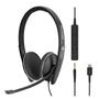 SENNHEISER SC 165 3.5MM , USB-C WIRED BINAURAL INLINE CALL CONTROL MS (508356)