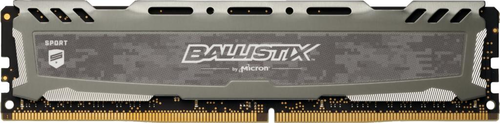 Crucial BLX Sport LT 8GB DDR4 3000 MT/s (PC4-24000) CL15 SR x8 UDIMM 288pin (BLS8G4D30AESBK)