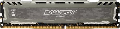 Crucial BLX Sport LT 8GB DDR4 3000 MT/s (PC4-24000) CL15 SR x8 UDIMM 288pin (BLS8G4D30AESBK)