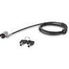 STARTECH Keyed Cable Lock - Push-to-Lock Button - 2 m Steel Cable - Locking Cable for Laptop - Computer Cable Lock (LTLOCKKEY)