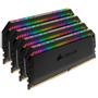 CORSAIR 64GB (4 x 16 GB) DDR4 3600MHz CL18 Dominator Platinum RGB Svart