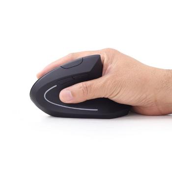 GEMBIRD Maus OPT ergonomisch wireless 6-Tasten schwarz (MUSW-ERGO-01)