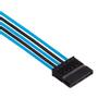 CORSAIR Premium Individually Sleeved PSU Cable Pro Kit_ Type 4 (Generation 4)_ BLUE/ BLACK (CP-8920228)