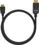 VISION N Professional installation-grade DisplayPort to HDMI cable - LIFETIME WARRANTY - 4K 60Hz - DP version 1.3 - gold connectors - HDMI 2.0 supports hotplug - DP (M) to HDMI (M) - outer diameter 6.0 mm -  (TC 2MDPHDMI/BL)