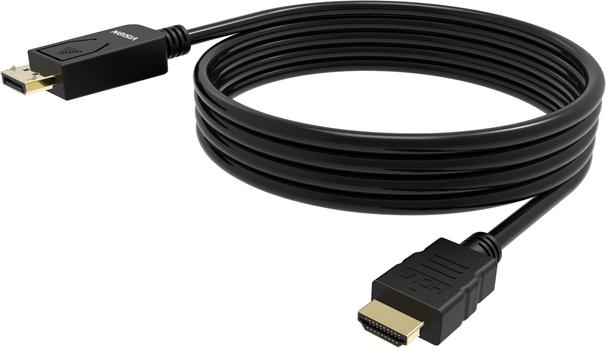 VISION 2m Black DP to HDMI cable (TC 2MDPHDMI/BL)