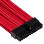 CORSAIR Premium Individually Sleeved PSU Cable Starter Kit_ Type 4 (Generation 4)_ RED (CP-8920216)