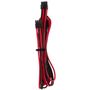 CORSAIR Premium Individually Sleeved EPS12V CPU cable_ Type 4 (Generation 4)_ RED/BLACK