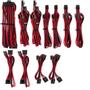CORSAIR Premium Individually Sleeved PSU Cable Pro Kit_ Type 4 (Generation 4)_ RED/BLACK