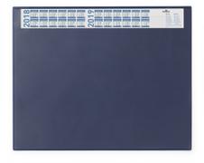 DURABLE Schreibunterlage Vollsichtpl/Kalender 65x52cm dkbl