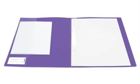 HERMA Schnellhefter A4 violett     transluzent PP       3St. (19498)