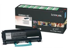 LEXMARK Black Toner Cartridge 3.5K pages - E260A11E
