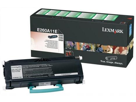 LEXMARK Black Toner Cartridge 3.5K pages - E260A11E (E260A11E)