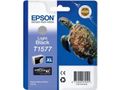 EPSON T1577 ink cartridge light black standard capacity 1-pack blister without alarm