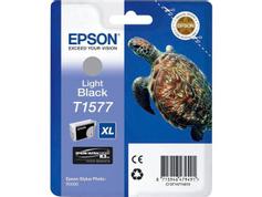 Epson T1577 - lys svart - original - blekkpatron