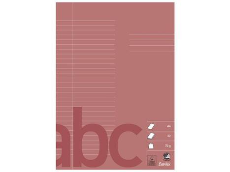 BANTEX Skrivebok BANTEX A4 70g 8,5mm linje marg (400048020*10)