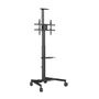 VISION Display Floor Stand - LIFETIME WARRANTY - Cart fits display 31-70" with VESA sizes up to 600 x 400 - rotate portrait to landscape - handle adjusts height - centre of screen 1175-1575 mm, 46-62" high - (VFM-F20)