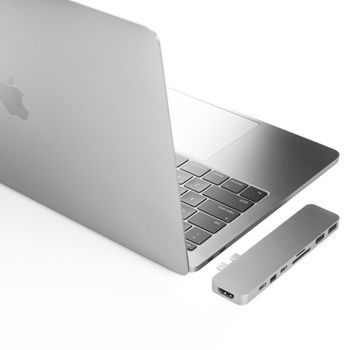 HYPER Hyperdrive Pro Hub For USB-C Macbook Pro (Silver) (GN28D-SILVER)