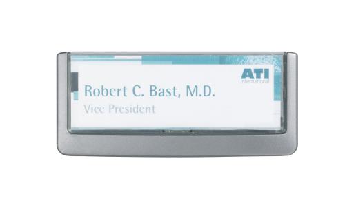 DURABLE Türschild ClckSign149x52, 5 Kleben/ Schrauben graphit (486037)