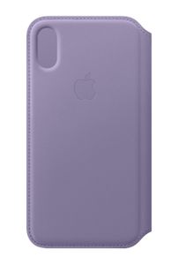 APPLE iPhone XS Leather Folio - Lilac (MVF92ZM/A)