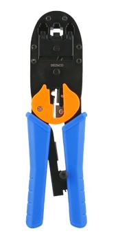 DELTACO Modular tool for 4/6/8-pin with cutter / peeler (FA-329-BR-468)