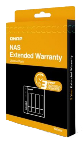 QNAP - Extended Warranty Yellow Label - utvidet serviceavtale - 3 år - 3./4./5. år - innbringing