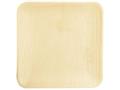 PAPSTAR Tallerken PURE palme 25,5x25,5cm (6)