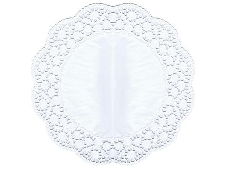 PAPSTAR Fatpapir PAPSTAR Ø36cm hvit (6) (12261)