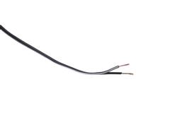 Coferro Cables HTL 2x0,35 mm² sort/sort med hvid stribe