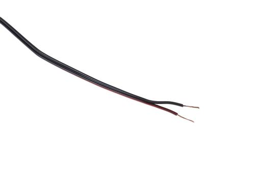 Coferro Cables HTL 2x0,35 mm² sort/sort med rød stribe (S01040380)