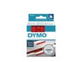 DYMO D1 tape 19mm sort/rød