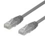 DELTACO UTP Cat6 patch cable 0.3m, gray