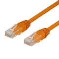 DELTACO UTP Cat6 patch cable 0.3m, orange