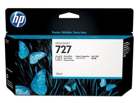 HP 727 Designjet-blækpatron,  130 ml, fotosort (B3P23A)